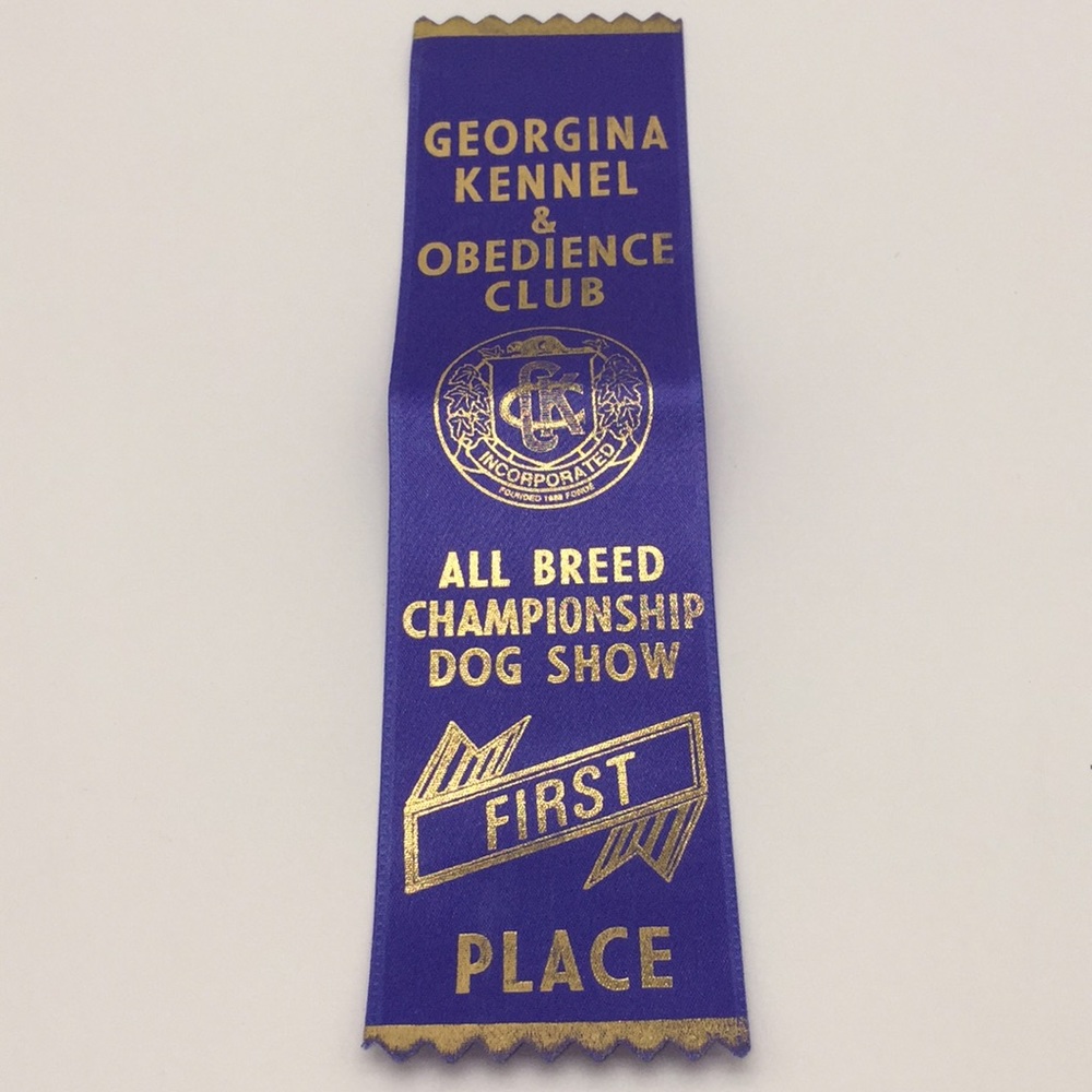 Georgina Kennel & Obedience Club Dog Show Ribbon